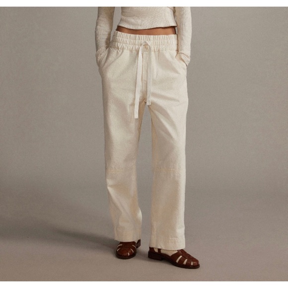 Everlane Pants - Everlane The Canvas Organic Cotton White Pull On
Pants Size XS